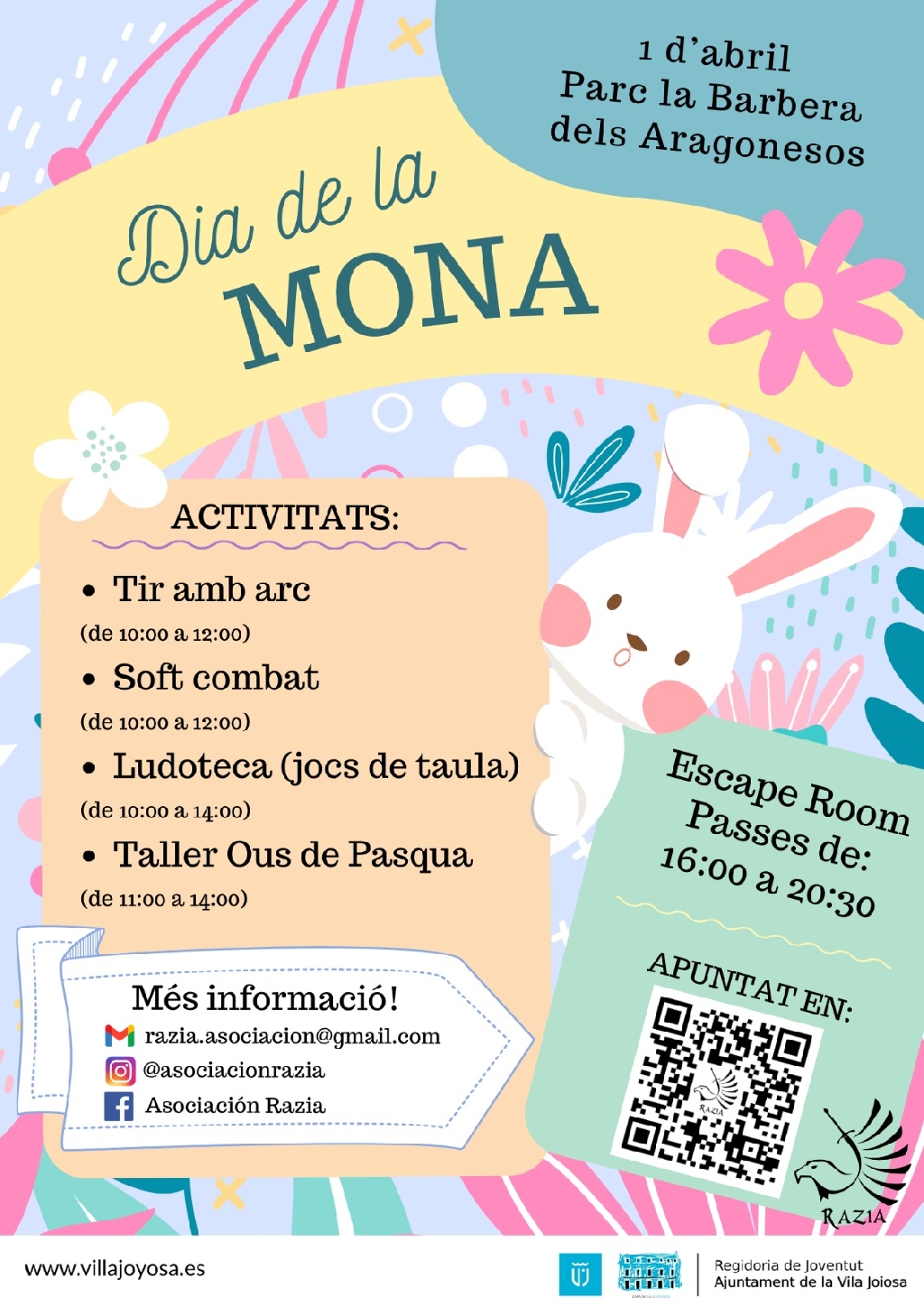 "Dia de la Mona" 1 d'abril en el Parc de la Barbera dels *Aragones.